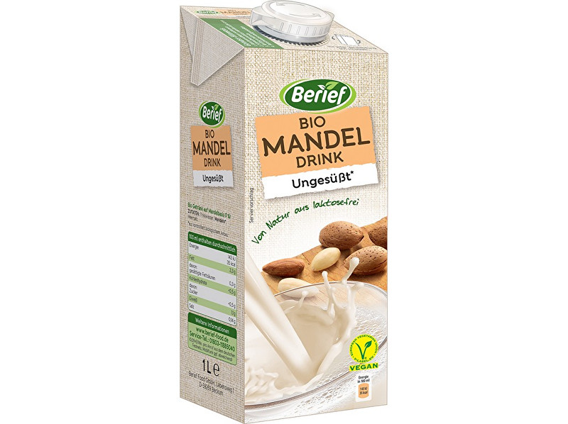 Zobrazit detail výrobku Berief Bio mandlový nápoj BERIEF 1 l Zobrazit detail výrobku Berief Bio mandlový nápoj BERIEF 1 l