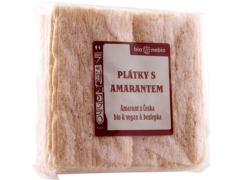 Zobrazit detail výrobku Bio nebio s. r. o. Bio plátky křupavé s amarantem 100g Zobrazit detail výrobku Bio nebio s. r. o. Bio plátky křupavé s amarantem 100g