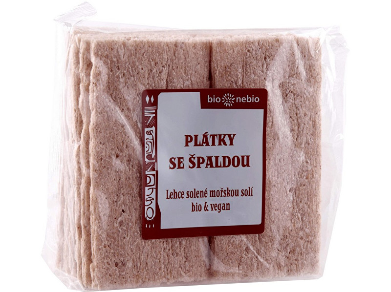 Zobrazit detail výrobku Bio nebio s. r. o. Bio plátky křupavé se špaldou 100 g Zobrazit detail výrobku Bio nebio s. r. o. Bio plátky křupavé se špaldou 100 g