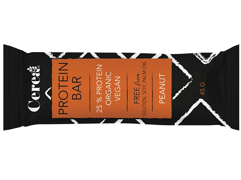 Zobrazit detail výrobku Cerea Bio proteinová tyčinka PROTEIN BAR Arašídy 45g Zobrazit detail výrobku Cerea Bio proteinová tyčinka PROTEIN BAR Arašídy 45g