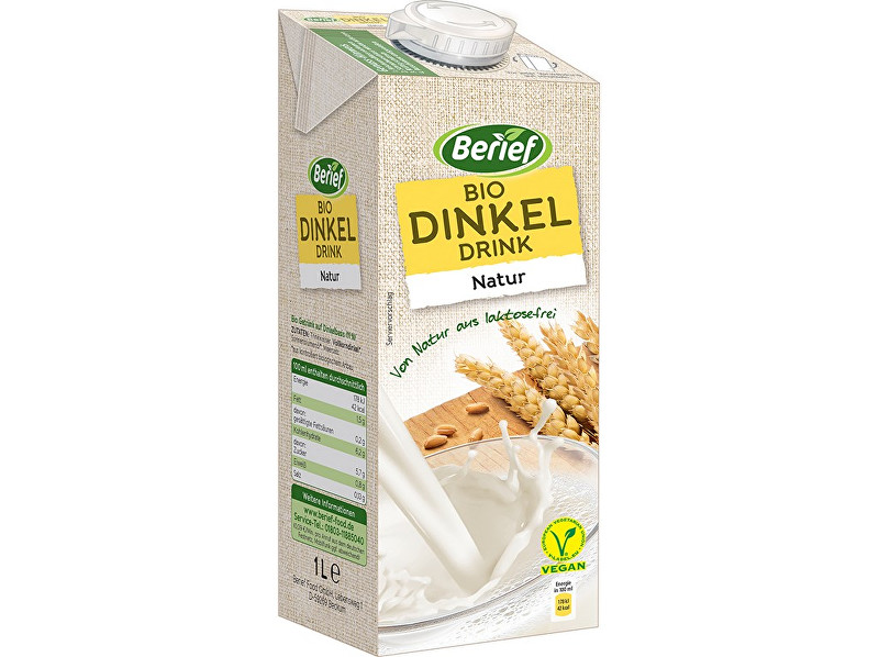 Zobrazit detail výrobku Berief Bio špaldový nápoj Natur BERIEF 1 l Zobrazit detail výrobku Berief Bio špaldový nápoj Natur BERIEF 1 l