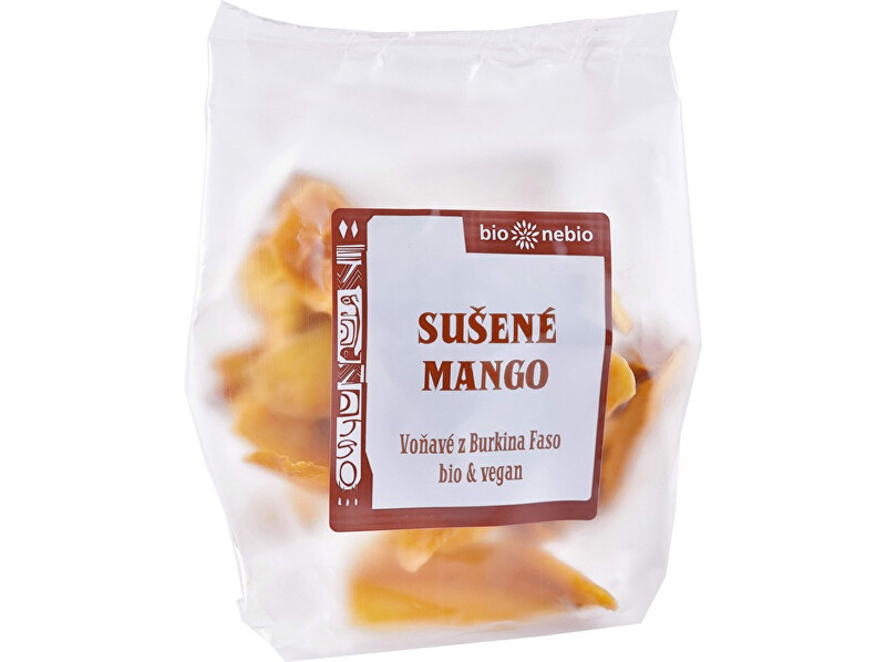 Zobrazit detail výrobku Bio nebio s. r. o. Bio sušené mango plátky 80 g Zobrazit detail výrobku Bio nebio s. r. o. Bio sušené mango plátky 80 g