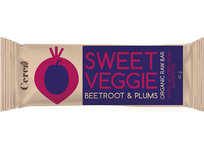 Zobrazit detail výrobku Cerea Bio tyčinka SWEET VEGGIE Řepa & Švestka raw 45g Zobrazit detail výrobku Cerea Bio tyčinka SWEET VEGGIE Řepa & Švestka raw 45g