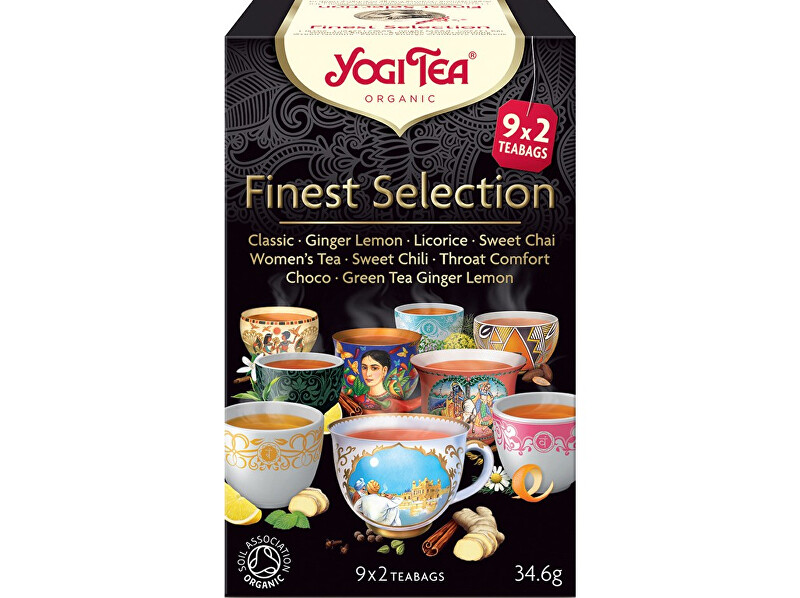 Zobrazit detail výrobku Yogi Tea Bio Výběr nejlepších Yogi Tea 34,6 g Zobrazit detail výrobku Yogi Tea Bio Výběr nejlepších Yogi Tea 34,6 g