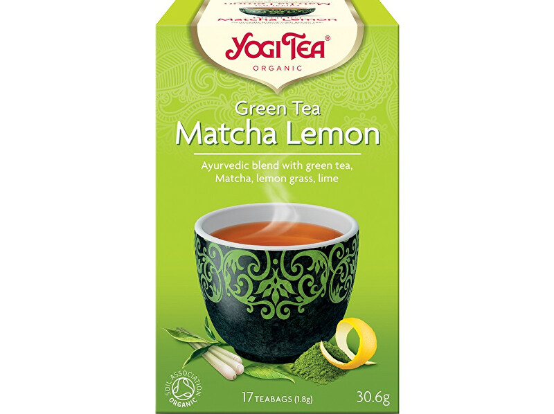 Zobrazit detail výrobku Yogi Tea Bio Zelený čaj Matcha Citrón Yogi Tea 17 x 1,8 g Zobrazit detail výrobku Yogi Tea Bio Zelený čaj Matcha Citrón Yogi Tea 17 x 1,8 g