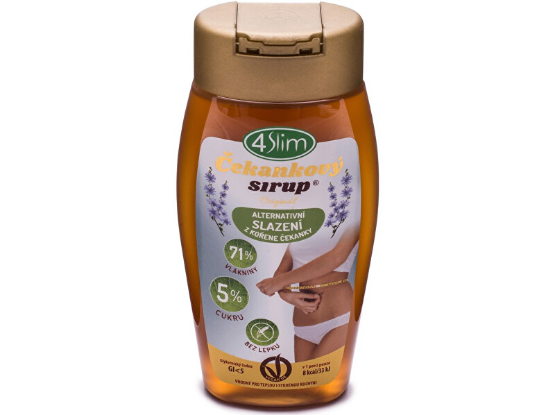 Zobrazit detail výrobku 4Slim Čekankový sirup Originál 350 g Zobrazit detail výrobku 4Slim Čekankový sirup Originál 350 g