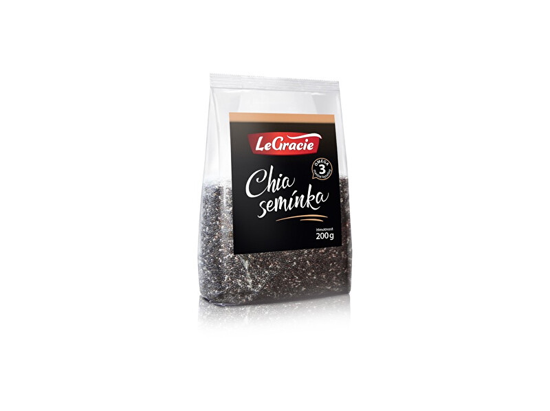 Zobrazit detail výrobku LeGracie Chia semínka 200 g Zobrazit detail výrobku LeGracie Chia semínka 200 g