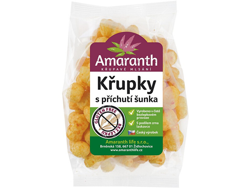 Zobrazit detail výrobku Amaranth life Křupky šunka 70g Zobrazit detail výrobku Amaranth life Křupky šunka 70g