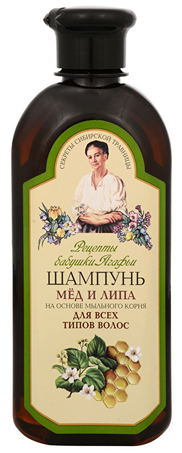 Babushka Agafia Medový šampon s lípou 350 ml