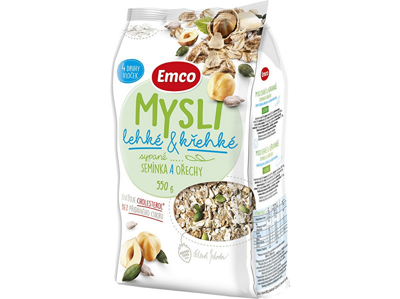 Zobrazit detail výrobku EMCO Mysli - sypané lehké a křehké semínka a ořechy 550g Zobrazit detail výrobku EMCO Mysli - sypané lehké a křehké semínka a ořechy 550g
