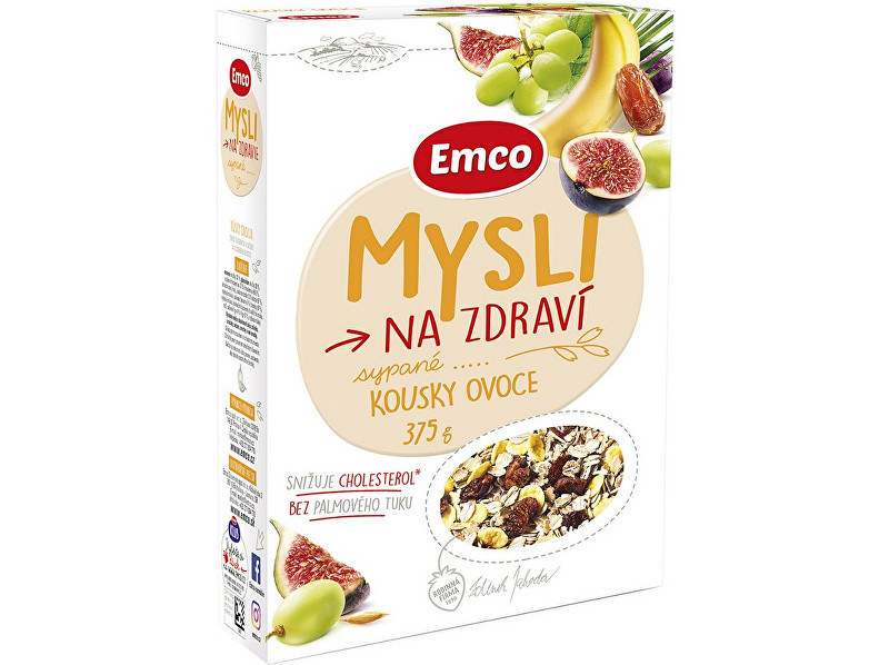 Zobrazit detail výrobku EMCO Mysli - Sypané s kousky ovoce 375g Zobrazit detail výrobku EMCO Mysli - Sypané s kousky ovoce 375g