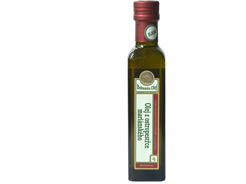 Zobrazit detail výrobku BohemiaOlej Olej z ostropestřce mariánského 250ml - nefiltrovaný Zobrazit detail výrobku BohemiaOlej Olej z ostropestřce mariánského 250ml - nefiltrovaný