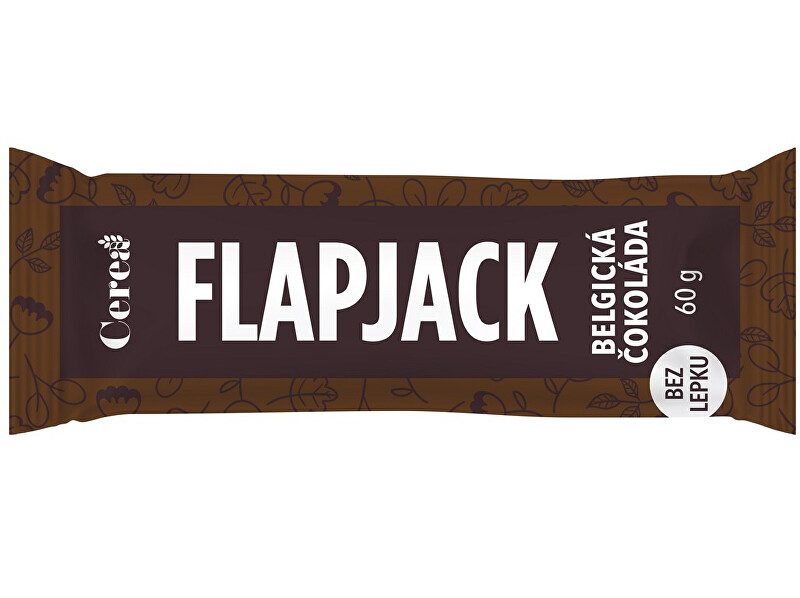 Zobrazit detail výrobku Cerea Ovesná tyčinka Flapjack Belgická čokoláda 60g Zobrazit detail výrobku Cerea Ovesná tyčinka Flapjack Belgická čokoláda 60g