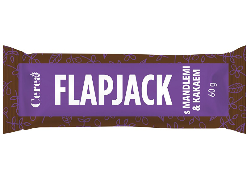 Zobrazit detail výrobku Cerea Ovesná tyčinka Flapjack Kakao & Mandle 60g Zobrazit detail výrobku Cerea Ovesná tyčinka Flapjack Kakao & Mandle 60g