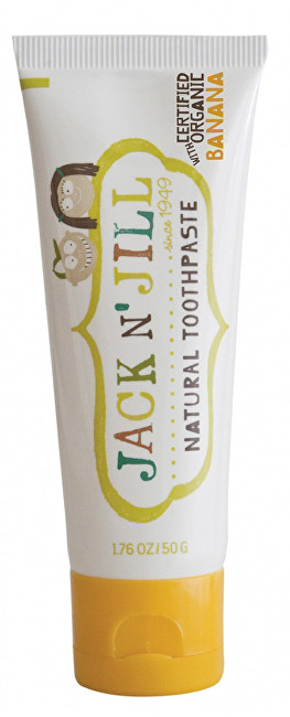 Jack N´ Jill Přírodní zubní pasta s příchutí banánu 50 g