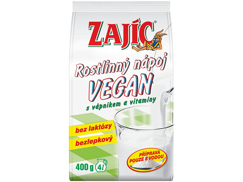 Zobrazit detail výrobku Zajíc Rostlinný nápoj Zajíc Vegan 400g sáček Zobrazit detail výrobku Zajíc Rostlinný nápoj Zajíc Vegan 400g sáček