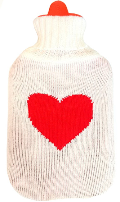 Albert Termofor v obalu pulover Srdce