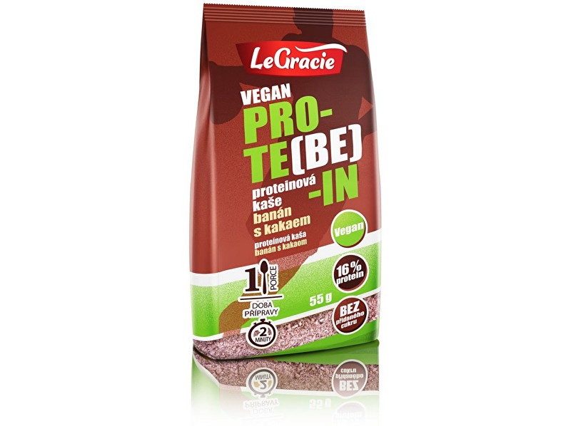 Zobrazit detail výrobku LeGracie Bezlepková kaše PRO-TE(BE)-IN banán s kakaem 55g Zobrazit detail výrobku LeGracie Bezlepková kaše PRO-TE(BE)-IN banán s kakaem 55g