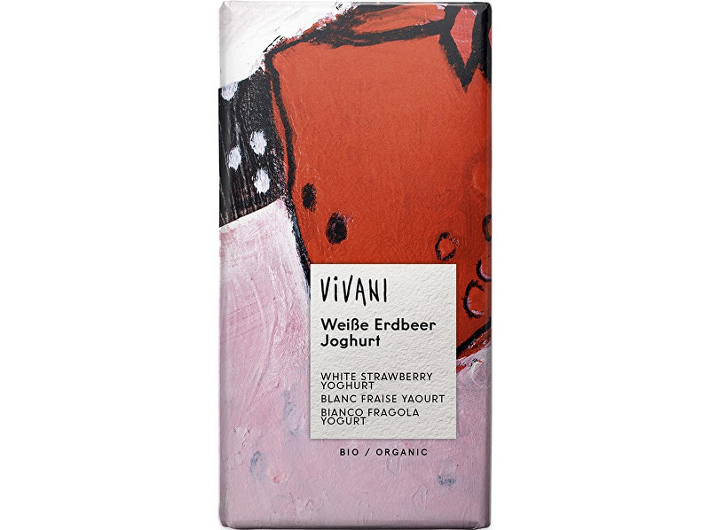 Zobrazit detail výrobku VIVANI Bio bílá čokoláda s jahodami a jogurtem 80g Zobrazit detail výrobku VIVANI Bio bílá čokoláda s jahodami a jogurtem 80g