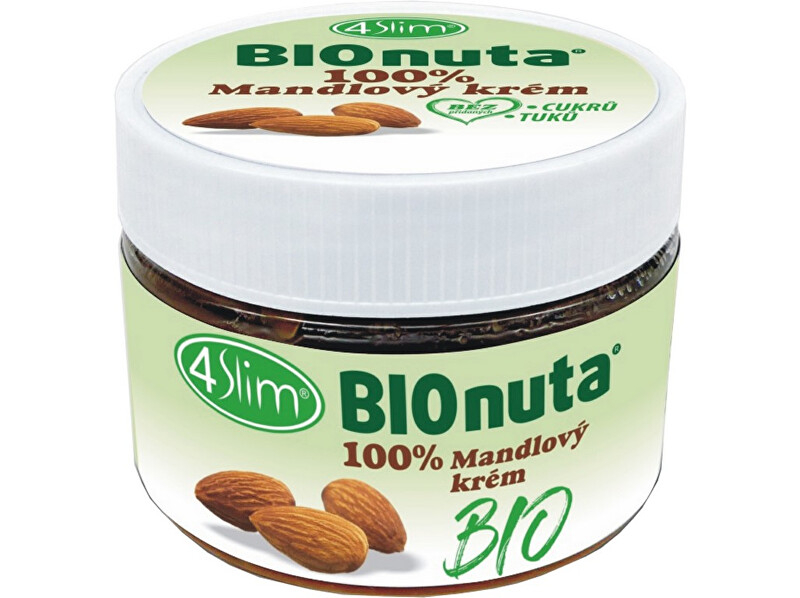 Zobrazit detail výrobku 4Slim Bio Bionuta 100% mandlový krém 250g Zobrazit detail výrobku 4Slim Bio Bionuta 100% mandlový krém 250g