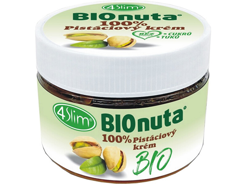 Zobrazit detail výrobku 4Slim Bio Bionuta 100% pistáciový krém 250g Zobrazit detail výrobku 4Slim Bio Bionuta 100% pistáciový krém 250g