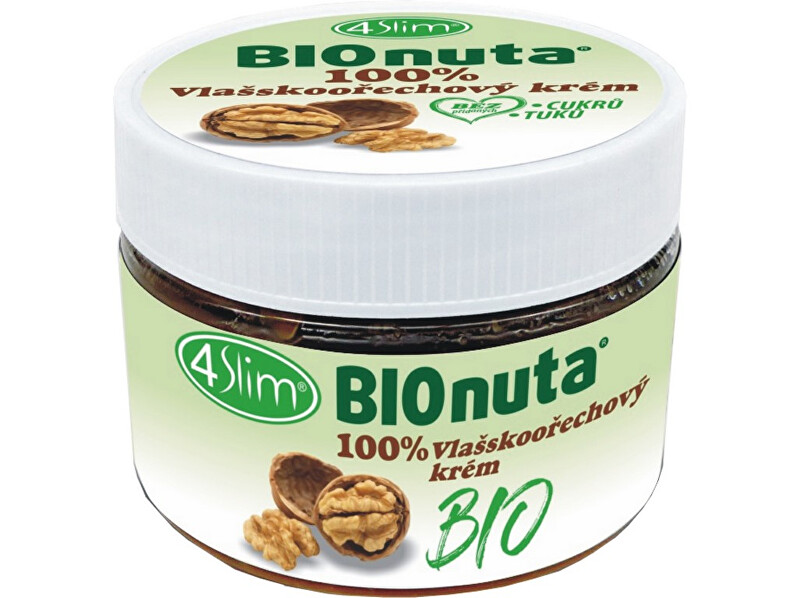 Zobrazit detail výrobku 4Slim Bio Bionuta 100% vlašskoořechový krém 250g Zobrazit detail výrobku 4Slim Bio Bionuta 100% vlašskoořechový krém 250g