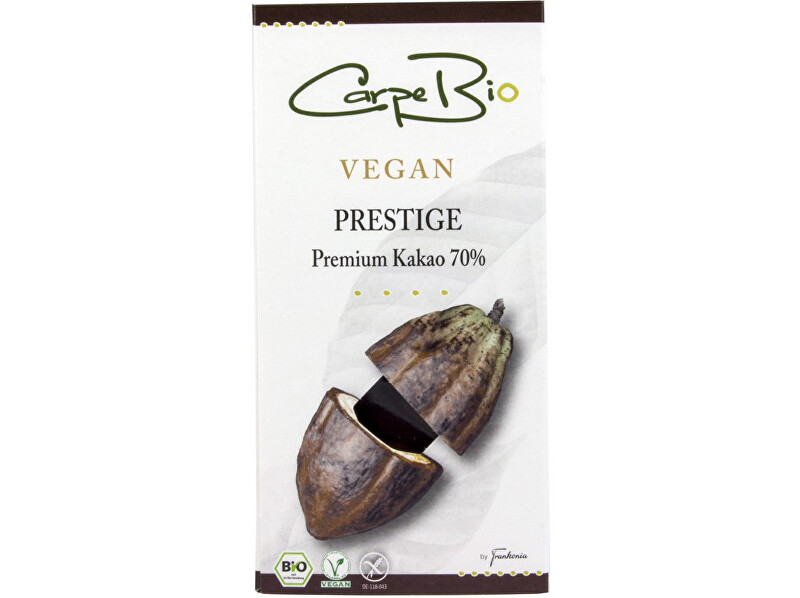 Zobrazit detail výrobku FRANKONIA Bio Carpe hořká čokoláda 70% 100g Zobrazit detail výrobku FRANKONIA Bio Carpe hořká čokoláda 70% 100g