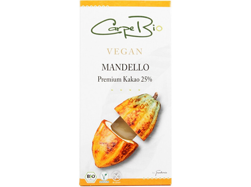 Zobrazit detail výrobku FRANKONIA Bio Carpe mandlová čokoláda 25% 100g Zobrazit detail výrobku FRANKONIA Bio Carpe mandlová čokoláda 25% 100g