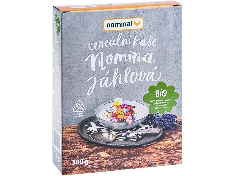 Zobrazit detail výrobku NOMINAL Bio cereální kaše jáhlová NOMINA 300g Zobrazit detail výrobku NOMINAL Bio cereální kaše jáhlová NOMINA 300g