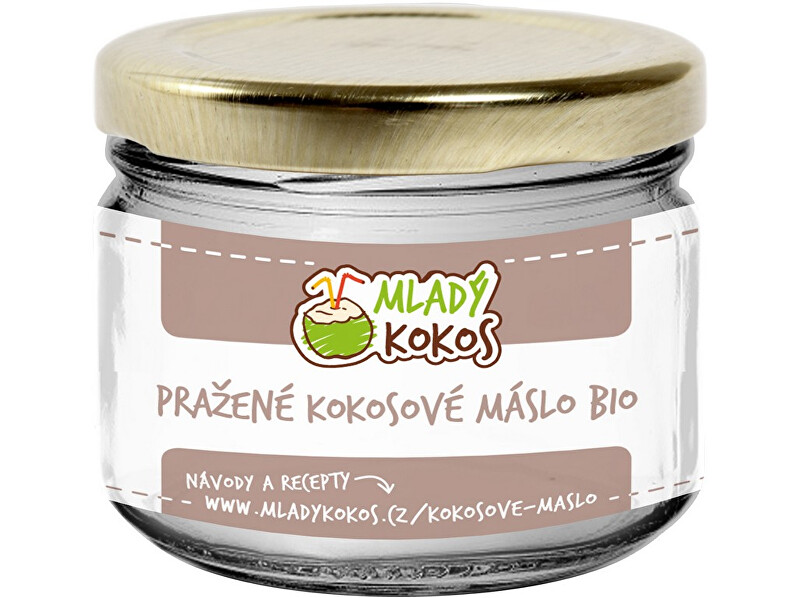 Mladý kokos Bio kokosové máslo pražené 280g