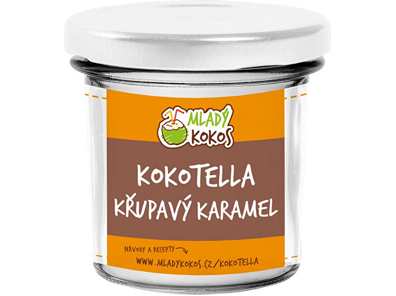 Mladý kokos Bio kokotella karamel crunchy 150g