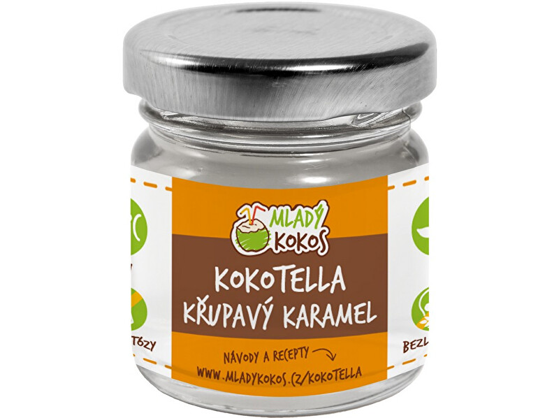 Mladý kokos Bio kokotella karamel crunchy 50g