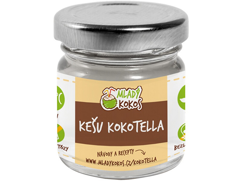 Mladý kokos Bio kokotella kešu 50g