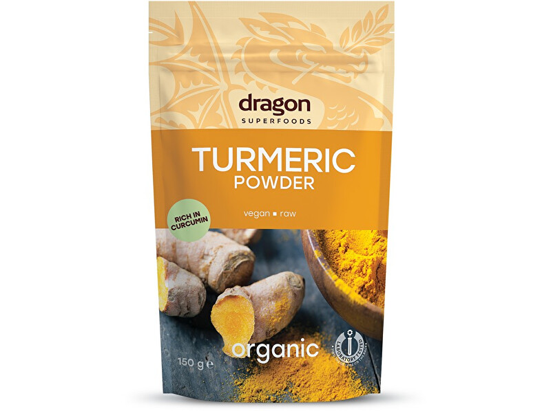 Zobrazit detail výrobku Dragon superfoods Bio prášek kurkuma 150g Zobrazit detail výrobku Dragon superfoods Bio prášek kurkuma 150g