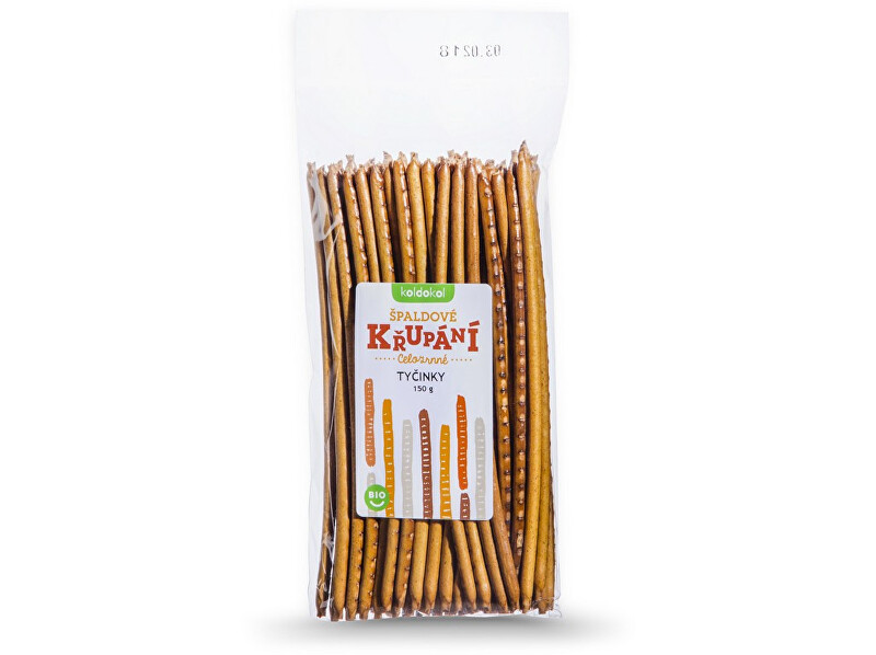 Zobrazit detail výrobku Koldokol Bio špaldové tyčinky celozrnné 150g Zobrazit detail výrobku Koldokol Bio špaldové tyčinky celozrnné 150g