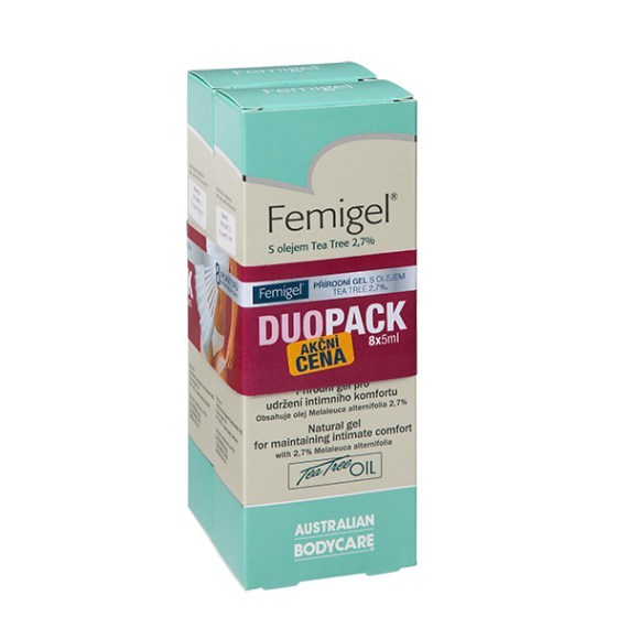 Australian Bodycare Femigel s olejem Tea Tree 2,7% Duopack 8 x 5 ml