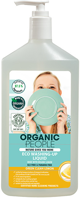 Organic People Gel na mytí nádobí citron 500 ml