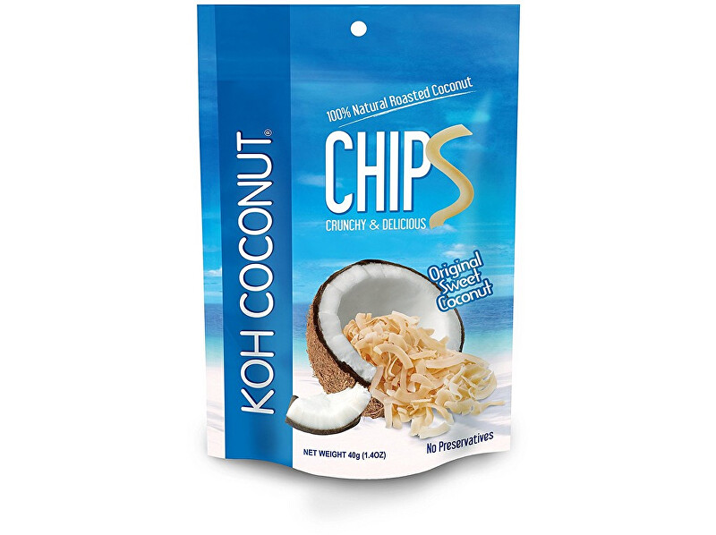 Zobrazit detail výrobku KOH COCONUT Kokosové chipsy originál 40g Zobrazit detail výrobku KOH COCONUT Kokosové chipsy originál 40g