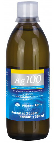 Zobrazit detail výrobku Pharma Activ Koloidní stříbro Ag 100 (20ppm) 1000 ml Zobrazit detail výrobku Pharma Activ Koloidní stříbro Ag 100 (20ppm) 1000 ml