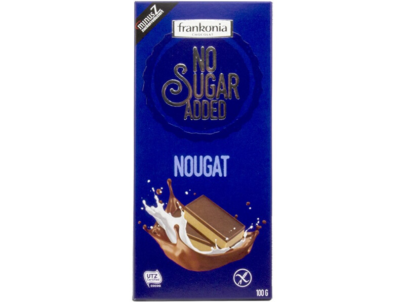 Zobrazit detail výrobku FRANKONIA Nugátová čokoláda bez přidaného cukru 100g Zobrazit detail výrobku FRANKONIA Nugátová čokoláda bez přidaného cukru 100g