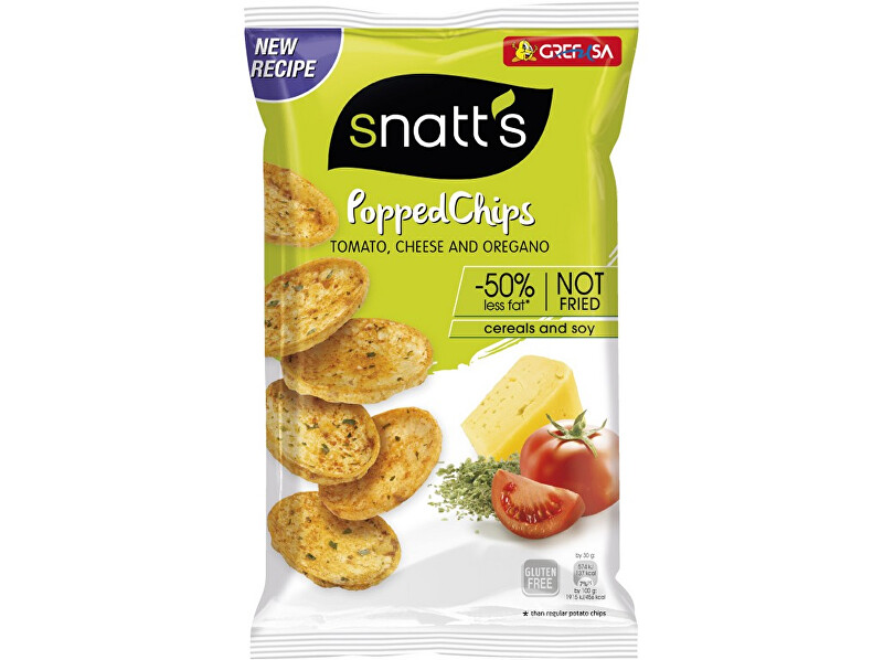 Zobrazit detail výrobku Snatt´s Popped chips tomato, sýr, oregáno 75g Zobrazit detail výrobku Snatt´s Popped chips tomato, sýr, oregáno 75g