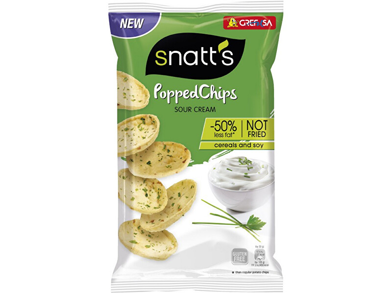 Zobrazit detail výrobku Snatt´s Popped chips zakysaná smetana a cibulka 75g Zobrazit detail výrobku Snatt´s Popped chips zakysaná smetana a cibulka 75g