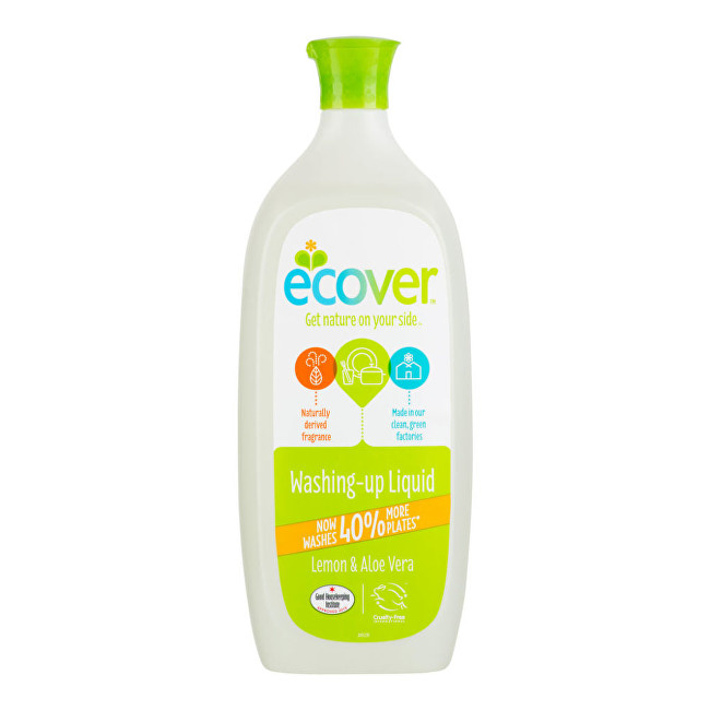 Zobrazit detail výrobku Ecover Prostředek na nádobí s aloe a citrónem 950 ml Zobrazit detail výrobku Ecover Prostředek na nádobí s aloe a citrónem 950 ml