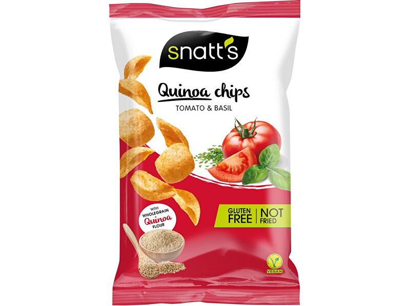 Snatt´s Quinoa chips tomato, bazalka 85g