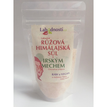 Lahodnosti Růžová himalájská sůl s irským mechem 200 g - krátká expirace 17.8.2019