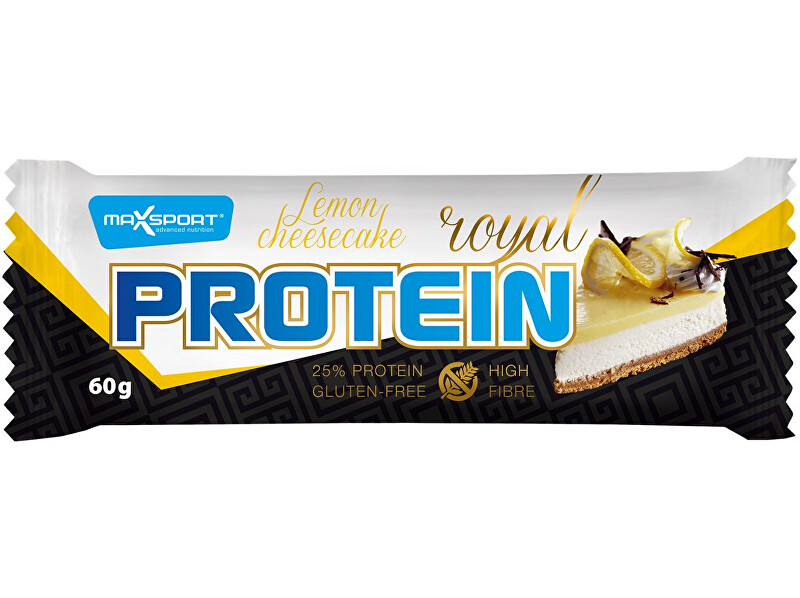 Zobrazit detail výrobku Max sport Tyčinka proteinová Royal protein delight lemon cheesecake + 15% zdarma 60g Zobrazit detail výrobku Max sport Tyčinka proteinová Royal protein delight lemon cheesecake + 15% zdarma 60g