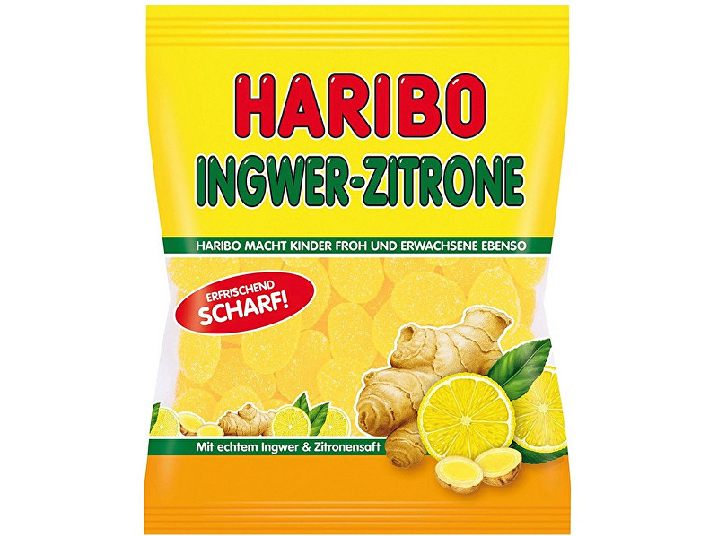 Zobrazit detail výrobku HARIBO Želé s ovocnou příchutí ingwer-zitrone 175g Zobrazit detail výrobku HARIBO Želé s ovocnou příchutí ingwer-zitrone 175g