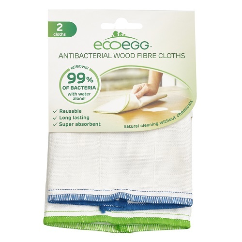 Ecoegg Antibakteriální utěrka z dřevitých vláken 2 ks
