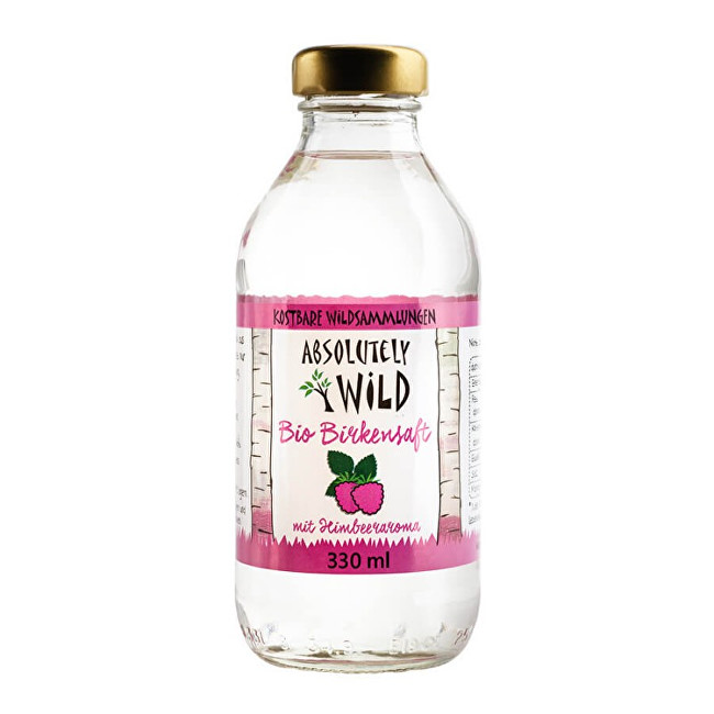 Absolutely Wild BIO Březová voda s malinou 330 ml