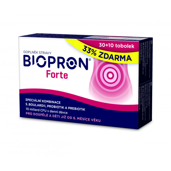 Zobrazit detail výrobku Biopron Biopron Forte 30 tob. + 10 tob. ZDARMA Zobrazit detail výrobku Biopron Biopron Forte 30 tob. + 10 tob. ZDARMA